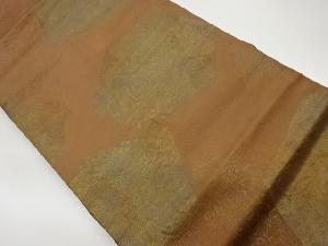 リサイクル　花唐草模様織出し名古屋帯